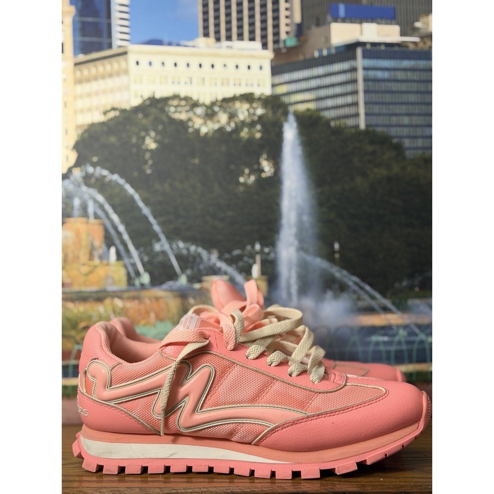 MARC JACOBS THE JOGGER SHOES Pink SIZE 8 38
